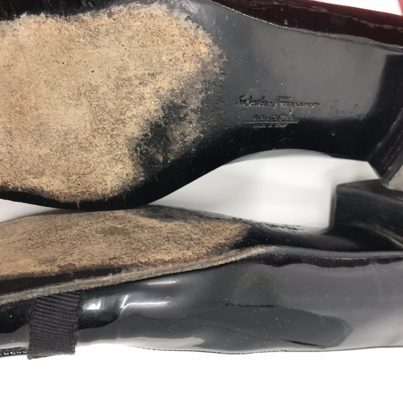 Salvatore Ferragamo Vintage Patent Shoes size 8 - Picture 5 of 8